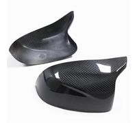 RéTroviseur Couverture Compatible Avec BMW Pour X4M F98 2019 2020 2021 2022 2023 Coque De Rétroviseur En Fibre De Carbone Pour Vue Arrière Extérieure Capuchons Rétroviseur Coque Ajouter/Clip On