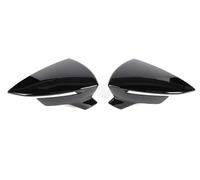 Rétroviseur Covers 1 Paire Pour SIÈGE Pour Leon Pour Lion 5F III Pour Ibiza 6F V KJ1 Pour Arona KJ7 Étui Latéral De Vue Arrière En Carbone(Gloss Black)