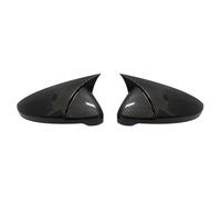 Rétroviseur Covers 2 pièces pour VW pour Golf 7 MK7 7.5 GTI GTD GTE R pour Touran 2013-2020 garniture de coque de rétroviseur à aile latérale Coque Rétroviseur Latéral(Carbon Look)
