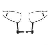 Rétroviseur Cyclisme Route pour vtt Angle Large Rétroviseur Cyclisme | Alliage d'aluminium pour robuste, support nylon pour durable, résiste vibrations, chocs, usage intensif quotidien(A pair)