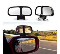 Rétroviseur d'angle mort,Miroir d'angle Mort pour Voiture,2PCS Grand Angle Réglables pour Voiture Camionnette Remorquage