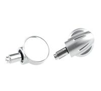 Rétroviseur D'angle Mort Pour Ducati Pour Monster 695 696 796 797 821 937 950 1200 Rétroviseur Auxiliaire Réglable Rétroviseurs À Large Champ Vision REOKIP(Argent)