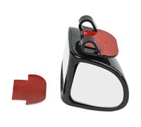 Rétroviseur d'angle mort réglable à 360 degrés pour voiture - Surveillance des roues avant et arrière - Aide au stationnement - Noir ABS - Pour véhicule de construction (gauche)