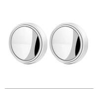 Rétroviseur D'angle Mort Réglable Résistant À 360,Rétroviseur Auxiliaire De Voiture,Miroir Convexe,Cadre Rond,Rétroviseurs Grand Angle Pour Barrage De Voiture,2 Pièces - Type White (2pcs)