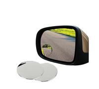 rétroviseur d'angle mort， Rétroviseur de voiture 360 degrés HD, sans cadre, ultra-mince, grand angle, rond, convexe, accessoires de voiture