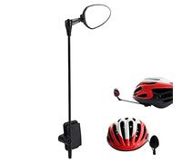 Rétroviseur de Casque de Vélo, Rétroviseur de Vélo pour Casque Miroir de Casque Rétroviseur de Vélo Miroir réglable de vélo de Route de sécurité avec Bandes pour Toutes