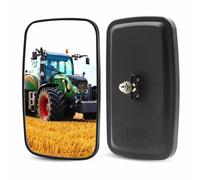 Rétroviseur de chariot élévateur carré, rétroviseur grand angle hd rétroviseur convexe auxiliaire pour camion remorque chariot élévateur rv, 23,5cmx13,5cm