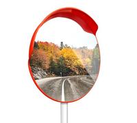Rétroviseur de Circulation, Miroir Convexe, Miroir de sécurité, Grand Angle avec Support de Fixation réglable, rétroviseur d'angle Mort pour allée, Parking, Garage, entrepôt (30 cm/12")