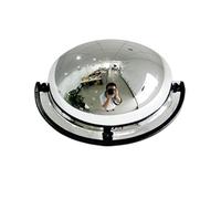 Rétroviseur de Circulation, Miroir de sécurité Convexe en Acrylique, Miroir sphérique 1/4, visibilité panoramique à 180°, Angle Mort pour Mur, Vue latérale de l'entrepôt et rétroviseur d'aid