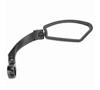 Rétroviseur de guidon de vélo réglable à 360 degrés avec réflecteur de lumière pour vélos de route de montagne, accessoires de cyclisme de sécurité, résine plastique noire 11,2 x (Rétroviseur droit