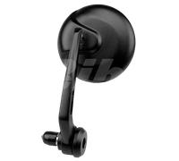 Highsider Rétroviseur 1084058001 Poing rond compatible avec YAMAHA SR 250 Argenté