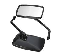 Rétroviseur De Moto 1 Paire De Rétroviseurs Rectangulaires Universels pour Moto 10 Mm pour Scooter Rétroviseurs Latéraux Moto(Silver)