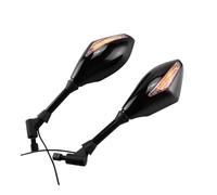 Rétroviseur De Moto 10mm Accessoires Universels Clignotants Rétroviseurs Latéraux Avec Clignotant LED Rétroviseurs Latéraux(Color1)