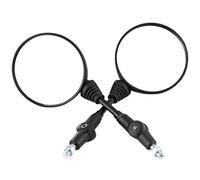 Rétroviseur De Moto 2Pcs Rétroviseur De Guidon Pliant De Moto, Rétroviseurs LatéRaux RéFléChissants Pour Klx250 Kl250 En Aluminium
