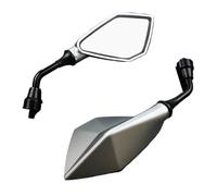 Rétroviseur De Moto Accessoires De Rétroviseur De Véhicule Miroir Latéral Convexe 2 Pièces Rétroviseurs Latéraux(Color-Si)
