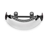 Rétroviseur de moto, Akozon rétroviseur de moto chromé 180 support de pare-brise central Ultra grand Angle universel