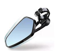 Rétroviseur de moto anti-reflets, style poing, café, voiture de course, bleu