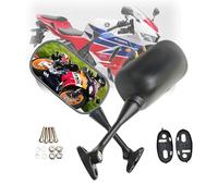 Rétroviseur de moto de course rotatif à 360 degrés pour GT125R/250R/650R/650S CBR600RR/600 F4 F4I/1000RR/250R Ninja 250R