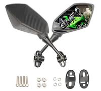 Rétroviseur de moto E-Mark Approved Racing Moto Rétroviseur rotatif à 360° pour GT125R/250R/650R/650S CBR600RR/600 F4 F4I/1000RR /250R Ninja 250R