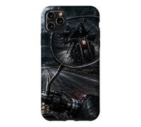 Rétroviseur de Moto Grim Reaper Horreur Coque pour iPhone 11 Pro Max