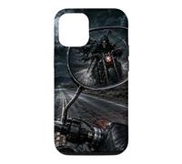 Rétroviseur de Moto Grim Reaper Horreur Coque pour iPhone 12/12 Pro