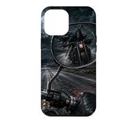 Rétroviseur de Moto Grim Reaper Horreur Coque pour iPhone 12 Pro Max