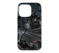 Rétroviseur de Moto Grim Reaper Horreur Coque pour iPhone 13 Pro