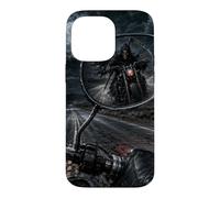 Rétroviseur de Moto Grim Reaper Horreur Coque pour iPhone 14 Pro Max