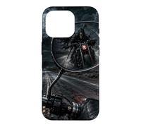 Rétroviseur de Moto Grim Reaper Horreur Coque pour iPhone 16 Pro