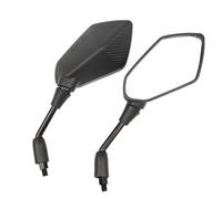 Rétroviseur de moto homologué E9 Filetage M10 Pivotant à 360° Vision claire Universel pour ATV/scooter/cyclomoteur/vélo électrique