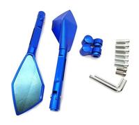 Rétroviseur De Moto Latéral Pour CBF1000 VF750 Pour SABRE VFR800 VF 750 VFR 800(Blu)