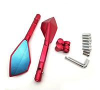 Rétroviseur De Moto Latéral Pour CBF1000 VF750 Pour SABRE VFR800 VF 750 VFR 800(Rosso)