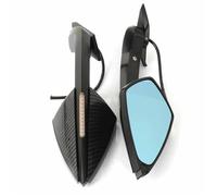 Rétroviseur de Moto pour BMW pour S1000RR pour M1000RR 2019-2024 Rétroviseur De Clignotant À LED Pivotant Et Confortable Moto en Fibre Carbone/Noir Moto Rétroviseurs Latéraux(Carbon Fiber)