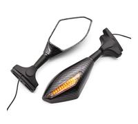 Rétroviseur de Moto pour Ducati 939 pour Supersport S 2017-2020 Rétroviseur Gauche Droit De Moto Clignotant À LED Moto Rétroviseurs Latéraux(Carbon Fiber)