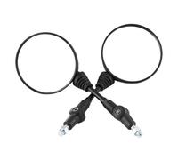 Rétroviseur de Moto pour Kawasaki pour KLX250 KL250 2Pc Moto Rétroviseurs Pliants Modifiés Rétroviseurs Latéraux Ronds Rétroviseur Mot Moto Rétroviseurs Latéraux