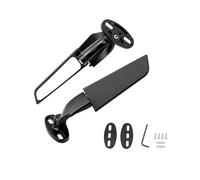 Rétroviseur de moto pour Ninja ZX6R ZX10R 250 YZF R1 R3 R125 R15 R6 R25 de rechange en aluminium rotatif à 360° réglable (petite taille)