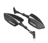 Rétroviseur de moto Pour YAM&AHA TDR125 TDR 125 1991-2002 1992 1993 1994 1995 1996 rétroviseur de moto rétroviseurs latéraux universels (Color : Silver)