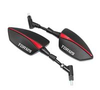 Rétroviseur de moto Pour YAM&AHA TDR125 TDR 125 1991-2002 1992 1993 1994 1995 1996 rétroviseur de moto rétroviseurs latéraux universels (Color : Red)