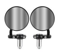 Rétroviseur de Moto Rétroviseurs Moto universels 22 mm, Accessoires Moto, 2 pièces, Montage sur Embout de Guidon Moto Rétroviseurs Latéraux