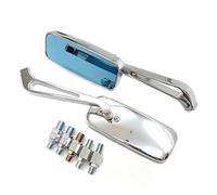 Rétroviseur De Moto Universel en Alliage D'aluminium Verre Bleu 8 10 Mm pour Shadow 750 1100 Hornet CB600 900 MSX