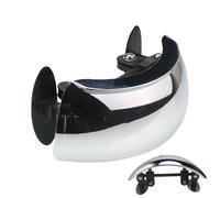 Rétroviseur de moto - Vision de sécurité panoramique convexe, réflecteur convexe monté sur pare-brise, aide visuelle haute définition, lentille de boîtier d'accessoires résistante aux intempéries | po