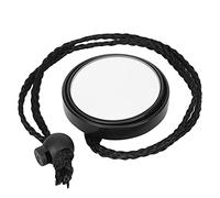 Rétroviseur de plongée HSJ 928, réglable à 360°, avec dragonne latérale, équipement de sécurité pour la plongée en grotte, la plongée en bateau et les espaces restreints. Lentille (Noire)