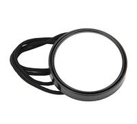 Rétroviseur de plongée Miroir de plongée réglable à 360 degrés avec lanière pour suspension latérale de plongée en grotte, bateau de plongée, lentille en verre ABS 56x11mm (Noire)