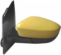Rétroviseur de porte Ensemble de rétroviseurs pour VW pour Polo pour Vento Berline 2010-2015(Jaune,L)