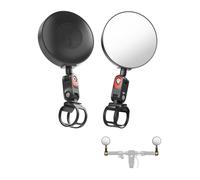 Rétroviseur de scooter compatible avec Ninebot et tous les KickScooter Max G30 G2 G3 ZT3 PRO GT3 F3 E3 (sauf Air T15), grand angle réglable