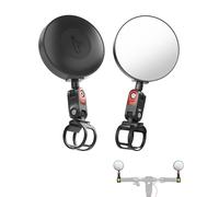 Rétroviseur de scooter compatible avec Segway Ninebot et tous les KickScooter Max G30 G2 G3 ZT3 PRO GT3 F3 E3 (sauf Air T15), grand angle réglable