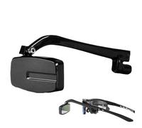 Rétroviseur de sécurité pour lunettes de vélo | Rétroviseur d'équitation pour lunettes de recul - Rétroviseur haute définition, réglable à plusieurs angles, rétroviseur de vélo portable avec grand