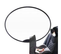Rétroviseur de siège auto orienté l'arrière, rétroviseur de voiture pour bébé - Miroir de sécurité incassable avec vue large pour la direction arrière, rétroviseur réglable pour la plupart des