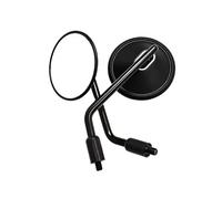 Rétroviseur De Tête Guidon Modifié pour Moto, Rond Universel Réglable 2 Pièces/Paire Retroviseur