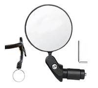 Rétroviseur de Vélo | Attaches de Lentille en Verre Convexe Pliable - Rétroviseur Latéral Pour Bicyclette Réglable À 360 Degrés | pour VTT Route Scooter et Moto Électrique